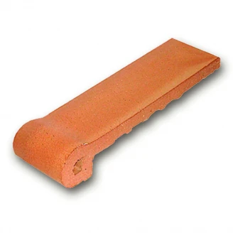 Skånsk Natural Terracotta Klinker Kant Orange Matt 28x10 cm-2